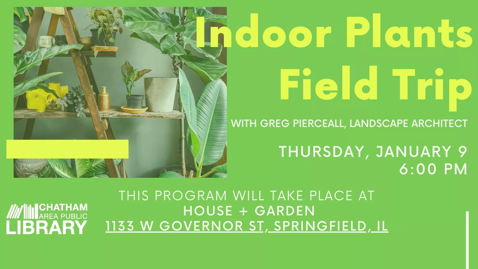 Indoor Plants Field Trip January 2020