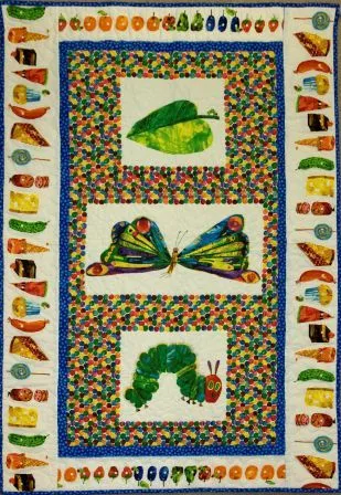 Eric Carle Quilt by Folded Frenzies
