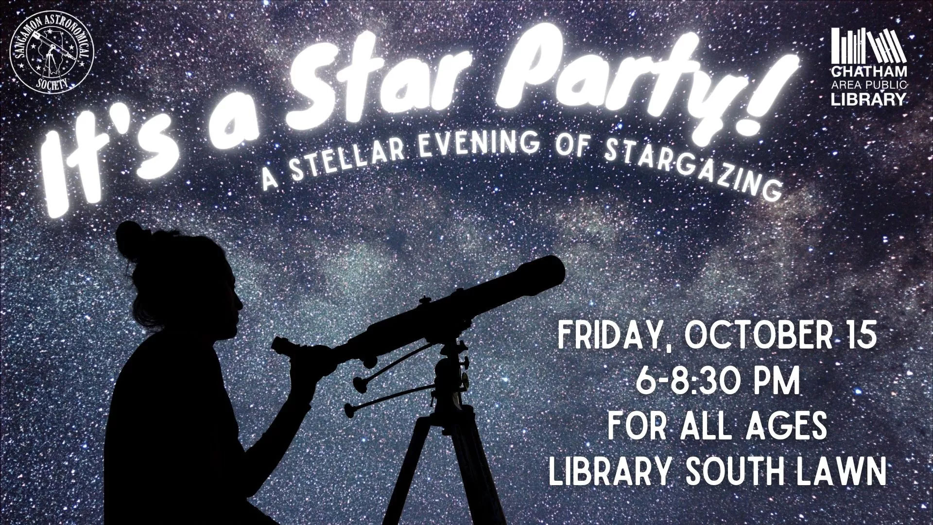 It&#039;s a Star Party! banner