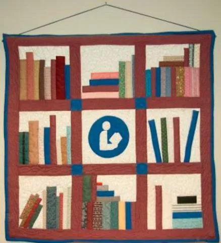 Library Quilt by Prairie Quilters