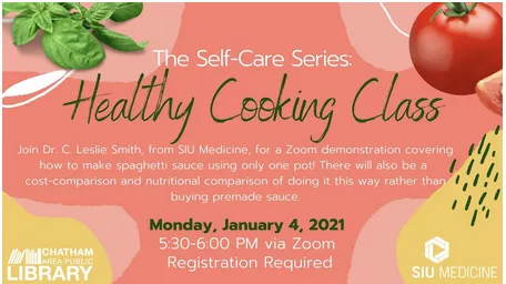 Healthy Cooking Class banner